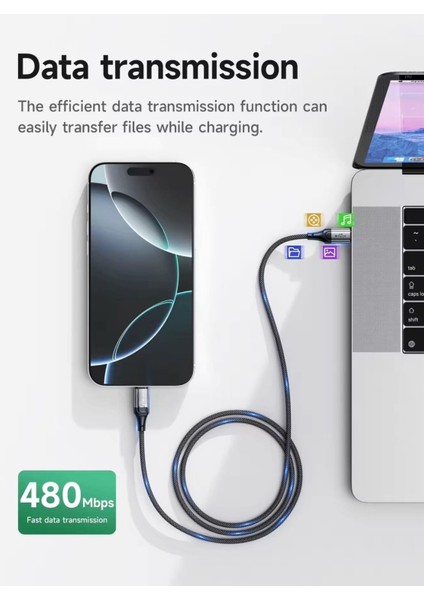 60W Type-C Şarj Kablosu fiyatları