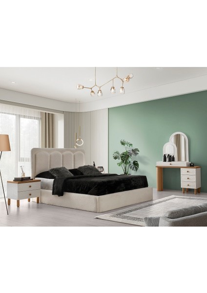 Izmir Mdf Bazalı Yatak Odası Takımı