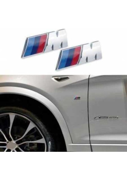 Bmw ///m Logo Küçük Çamurluk Arması Bmw Logo - M Logo - 1 Adet