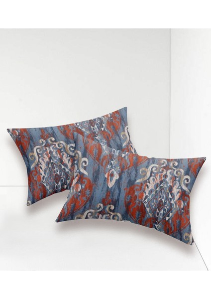 2li Yastık Kılıfı Hitit Lacivert