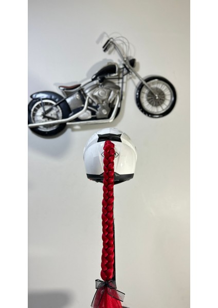 Motor & Motosiklet Kask Dış Aksesuar Tek Kırmızı Örgü Saç fiyatları