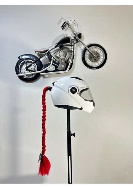 Motor & Motosiklet Kask Dış Aksesuar Tek Kırmızı Örgü Saç modelleri