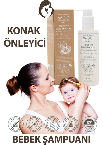 Konak Önleyici Şampuan - Organik, Bitkisel Içerikli Bakım Kompleksi - 200 ml