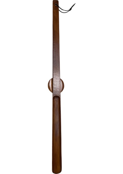 Klasik Model Ceviz Mıknatıslı Ahşap El Oyması Ayakkabı Çekeceği 75 cm