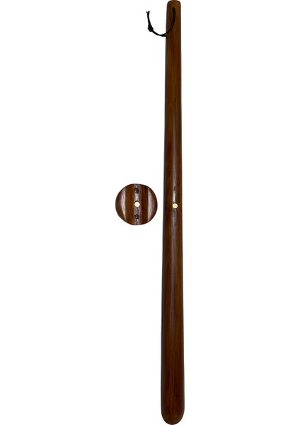Klasik Model Ceviz Mıknatıslı Ahşap El Oyması Ayakkabı Çekeceği 75 cm