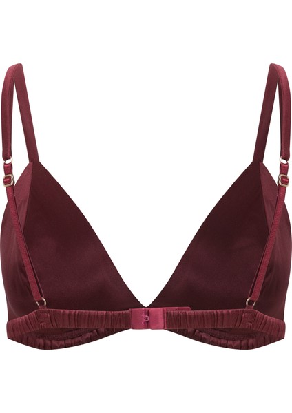 Ipek Üçgen Sütyen Bordo