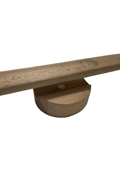 Klasik Model Naturel Mıknatıslı Ahşap El Oyması Ayakkabı Çekeceği 45 cm