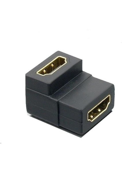 HDMI 90 Derece Dişi Dişi HDMI Kablo Birleştirici Dişi Dişi 90 Derece HDMI Birleştirici modelleri
