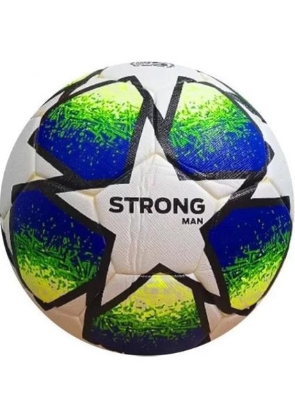 Strongmen Lazer Kesim 4 Astarlı Suni Deri Sert Zemin Halı Saha Futbol Topu No:5 BSF-8000