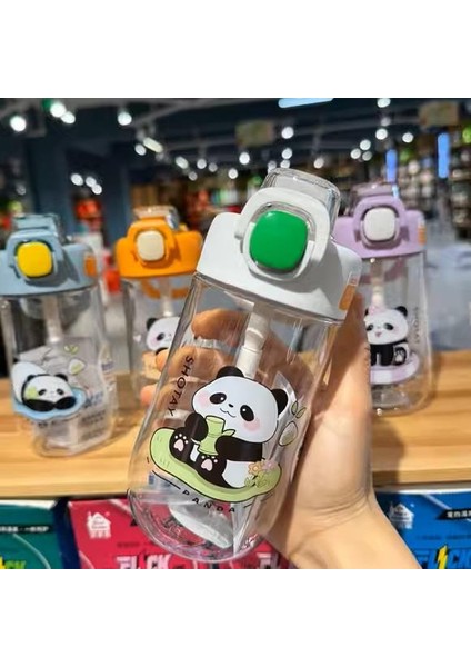 Çocuk Su Matarası Tritan Panda 500ML Beyaz modelleri
