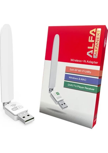 PL-9342 150MBPS 2.4ghz 2dbi Harici Antenli USB Kablosuz Adaptör indirimleri