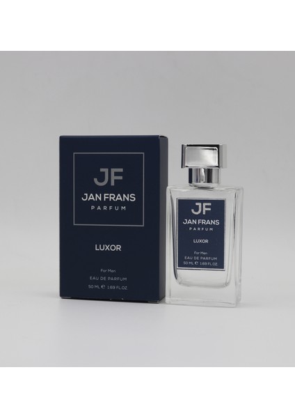 JF Jan Frans- Luxor - Tatlı Vanilyalı Oryantal Kokulu 50 ml Kalıcı Edp Erkek Parfüm modelleri