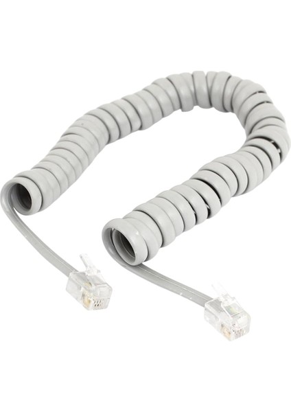 STC-778 RJ11 Spiral Telefon Ahize Kablosu 2 Metre