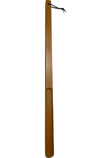 Klasik Model Kestane Ahşap El Oyması Ayakkabı Çekeceği 75 cm