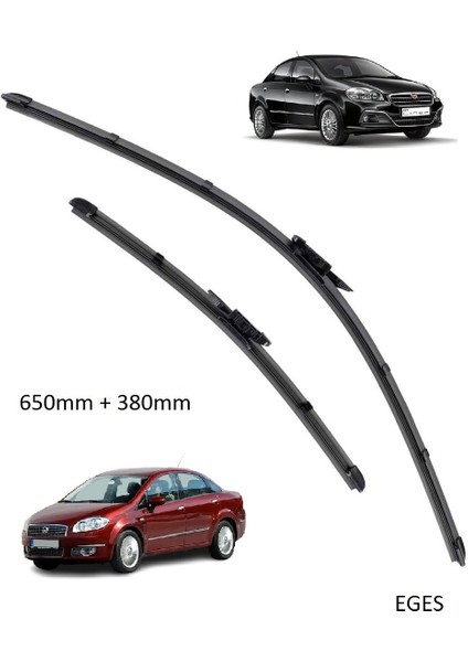 Fiat Linea 2007 > Silecek Süpürgesi 650MM + 380MM / 26" + 15"