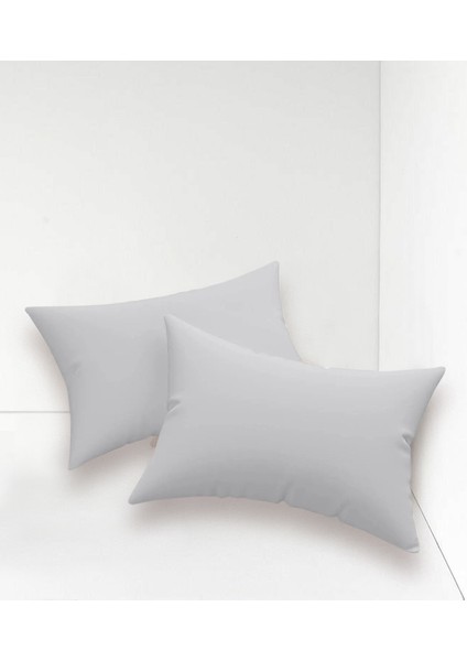 2li Yastık Kılıfı Solid Gri fiyatları