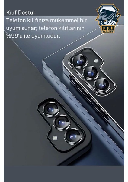 Samsung Galaxy S24 Fe Kamera Koruyucu Temperli Cam Parlak Lens Koruma Eko Cl-07