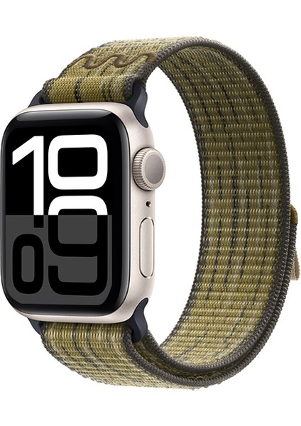 Apple Watch 38MM Krd-91 Hasır Kordon Strap Kayış