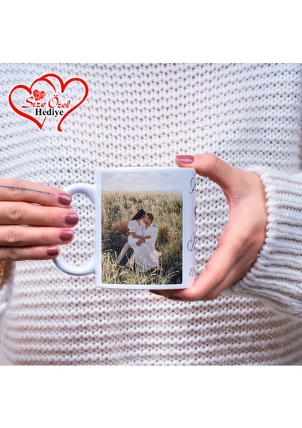 Kişiye Özel Fotoğraflı ve Isimli Kupa Bardak Size Özel Hediye fiyatları