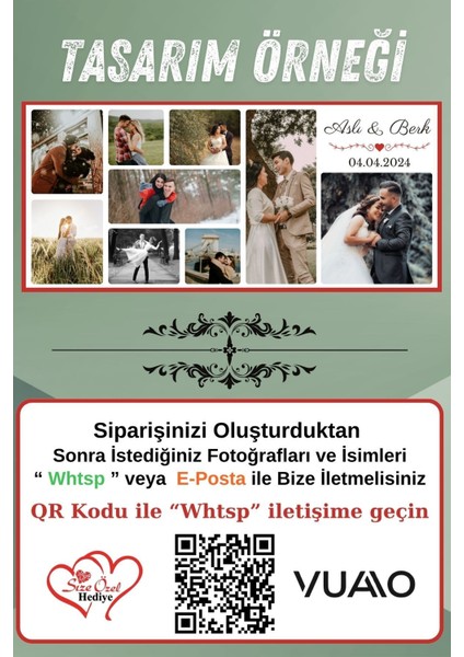 Kişiye Özel Isimli 9 Fotoğraflı Kolaj Kupa Bardak - Isme Özel Kişiselleştirilmiş Hediye Kupa Bardağı modelleri