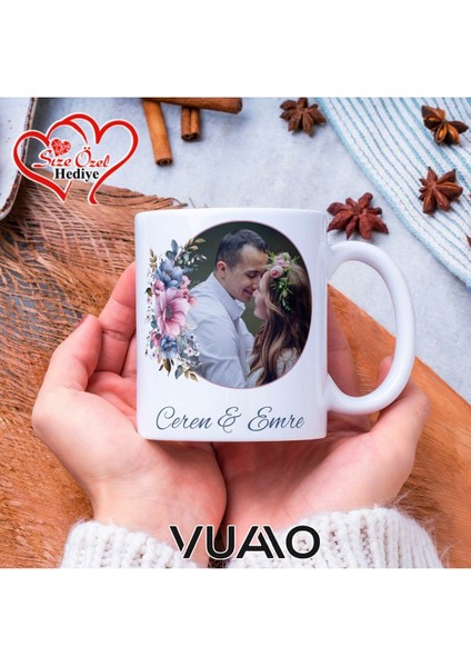 Kişiye Özel Fotoğraflı ve Isimli Kupa Bardak