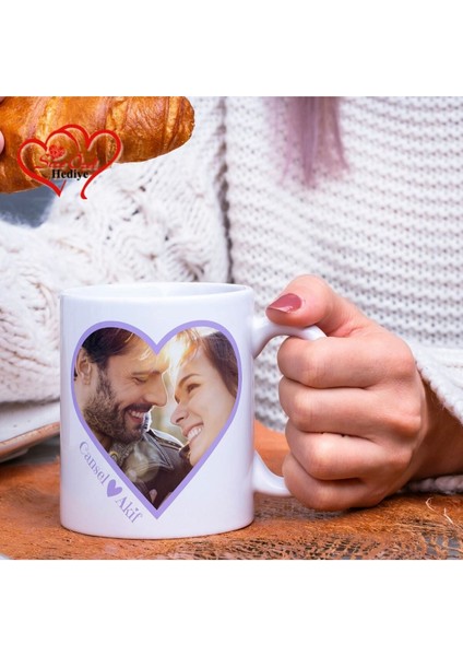 Kişiye Özel Fotoğraflı ve Isimli Kupa Bardak