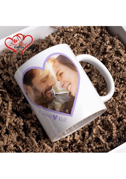 Kişiye Özel Fotoğraflı ve Isimli Kupa Bardak modelleri