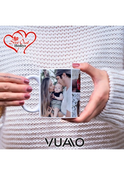 Kişiye Özel 4 Fotoğraflı Kolaj Kupa Bardak - Size Özel Hediye fiyatları