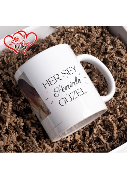 Kişiye Özel Fotoğraflı ve Isimli Kupa Bardak - Anneler Günü Kupa Bardağı