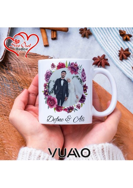 Kişiye Özel Fotoğraflı ve Isimli Kupa Bardak