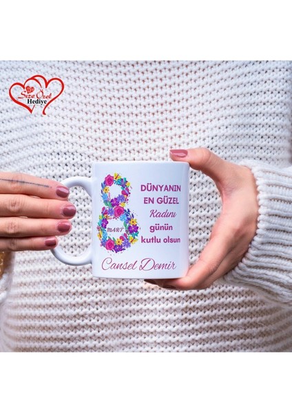 Kişiye Özel Fotoğraflı 8 Mart Dünya Kadınlar Günü Kupa Bardak fiyatları
