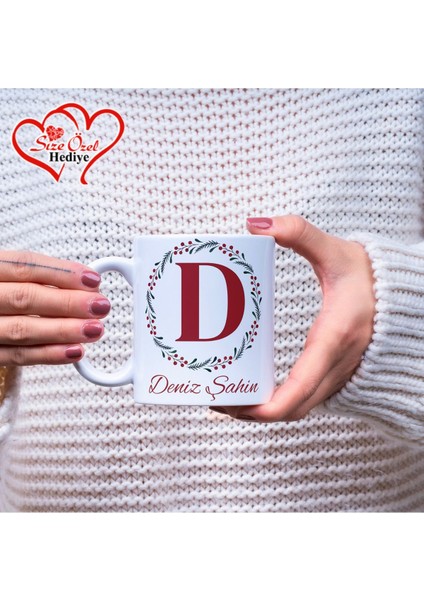 Kişiye Özel Isimli ve Yılbaşı Tasarımlı Kupa Bardak - Size Özel Hediye fiyatları