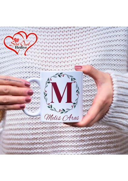 Kişiye Özel Isimli ve Yılbaşı Tasarımlı Kupa Bardak - Size Özel Hediye fiyatları