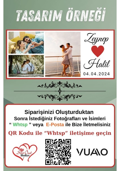 Kişiye Özel Isimli, Tarihli ve Fotoğraflı Kupa Bardak - Size Özel Hediye modelleri