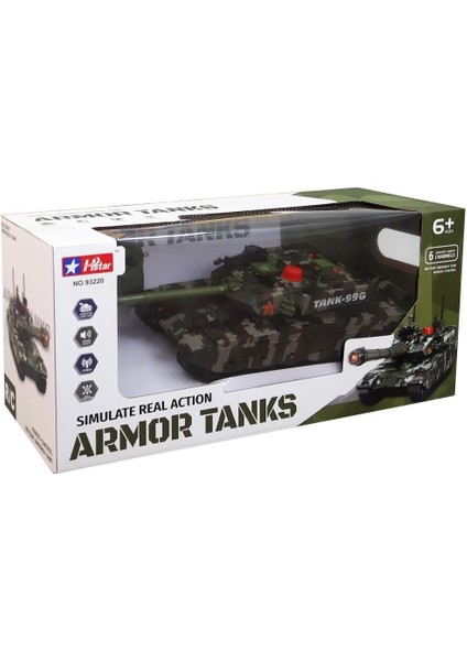 93220 1/12 Şarjlı Kumandalı Tank -Psf