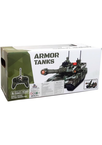 93220 1/12 Şarjlı Kumandalı Tank -Psf