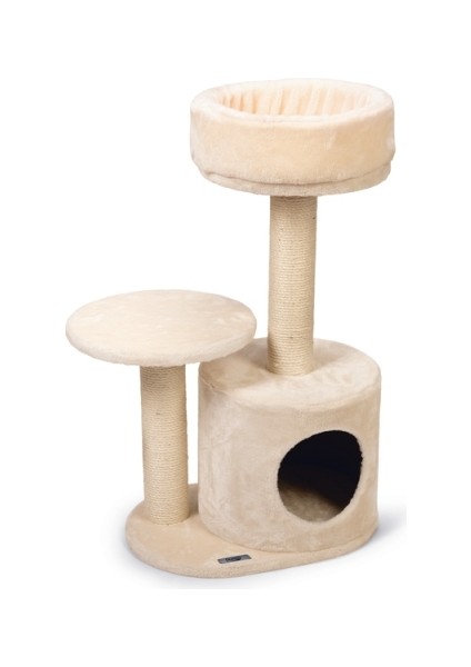 Bej 2 Katlı Evli Tırmala Tahtası (50x35x85 cm)