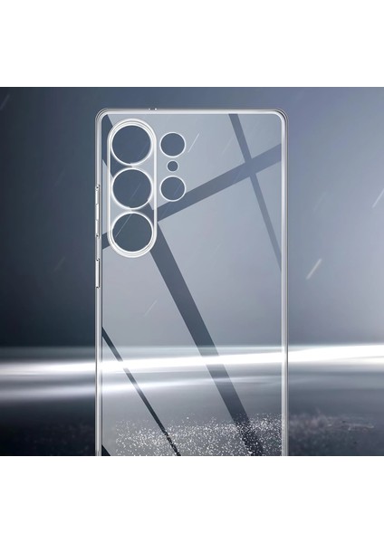 Galaxy S25 Ultra Uyumlu Şeffaf Silikon Kılıf 3D Kamera Korumalı Slim Fit Esnek Kapak modelleri