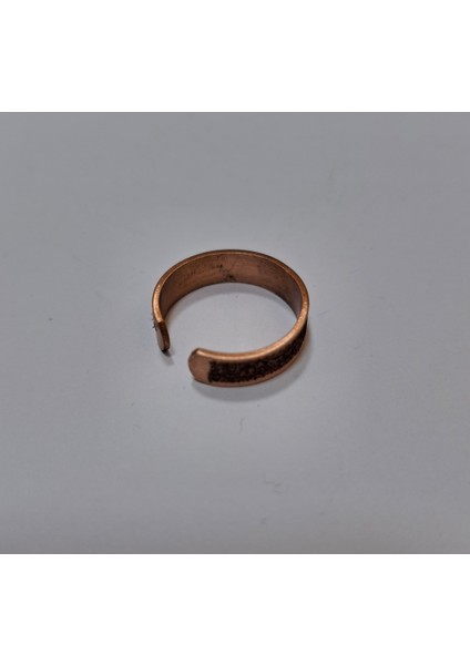 Tek Sıra Hat Yazılı Ayete-L Kürsi Bakır Yüzük 6mm LZRY0021-1 fiyatları