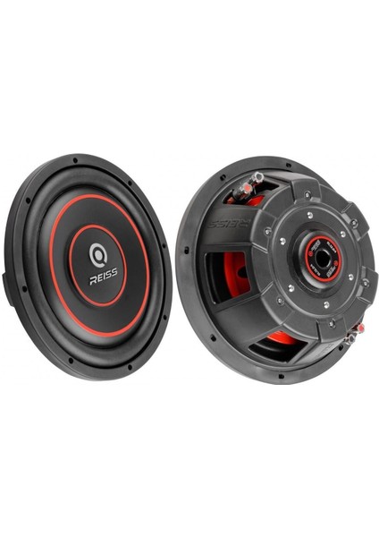 Reıss Audıo RS-SL12 30 cm Slim Subwoofer Bas 1450 Watt Power Çift Bobinli