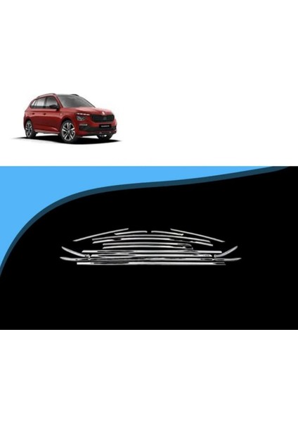 Skoda Kamiq Krom Cam Çerçevesi Tamtur 2021+ 12 Parça