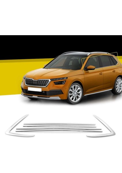 Skoda Kamiq Krom Cam Çerçevesi Tamtur 2021+ 12 Parça