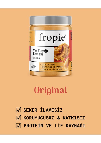 Yer Fıstığı Ezmesi Seti Kakao Nibli ve Çikolatalı Yer Fıstığı & Orjinal Yer Fıstığı 315 gr X2