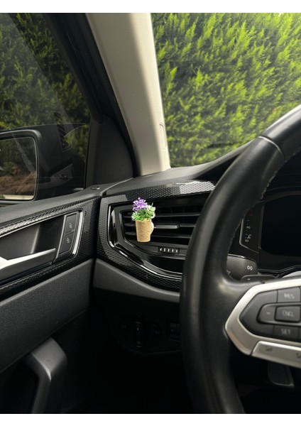 Mor-Yeşil Çiçek Bitki Mantar Oto Araba Klima Kokusu Havalandırma Aksesuarı fiyatları