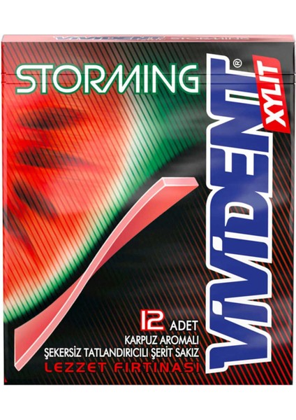 Storming Karpuz Aromalı Sakız 33 gr x 18 modelleri
