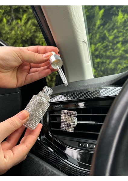 Leopar Taşlı Oto Araba Klima Kokusu Havalandırma Aksesuarı (Şişe Ile Birlikte) fırsatları