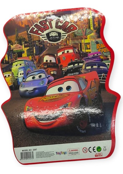 6 Lı Set Cars Şimşek Mcqueen Mekkuin Oyuncak Arabalar