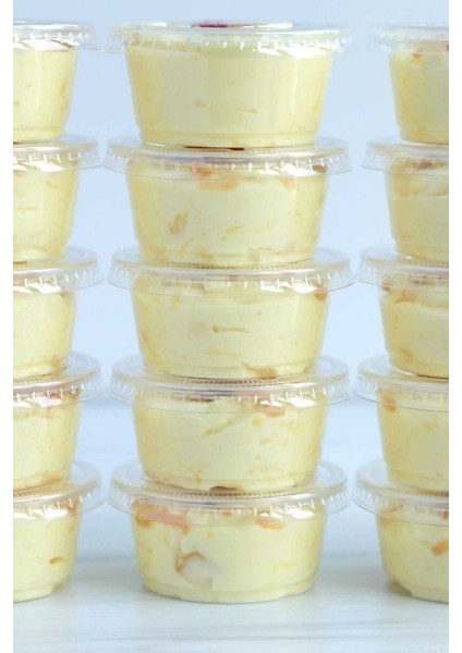 Sunumluk & Meze & Tatlı & Soğuk Meze Plastik Sup Kase 500 cc 8 Adet Kase 8ADET Kapak modelleri
