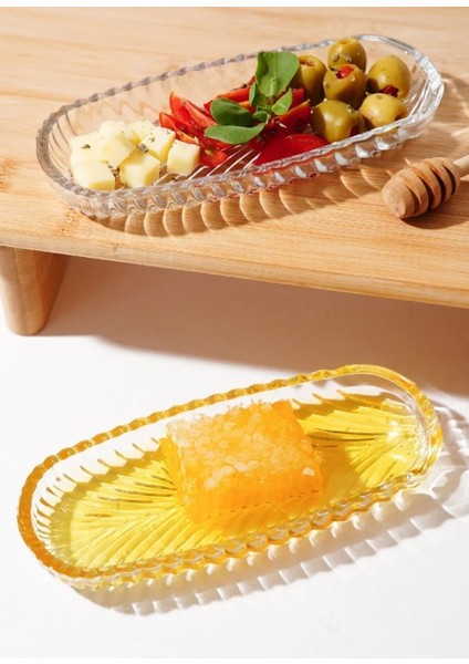 Sunumluk & Cerezlik & Ikramlık 19 cm Cam Kase (2 Adet) fırsatları