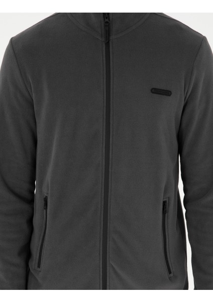 Erkek Antrasit Regular Fit Polar Hırka 50298991-VR006